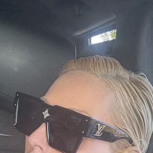 Black Designer LV Sunglasses